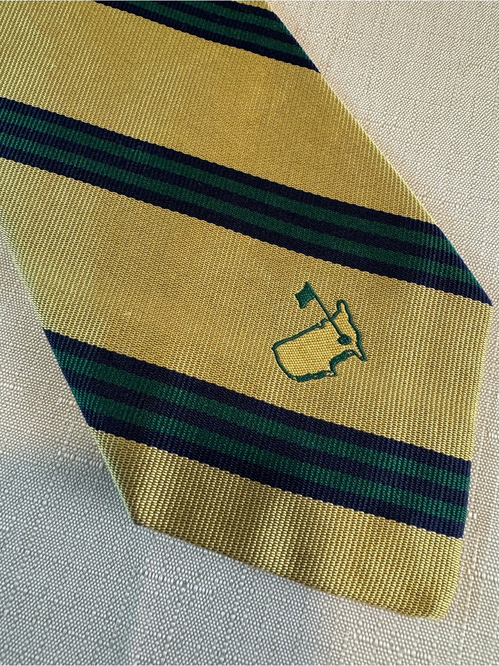 Vintage Slazenger Augusta National golf club- Masters necktie
